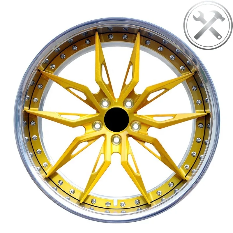 Aviation Aluminum Alloy 6061 Two-piece Forged Rims 18-22 Inch Deep Dish Custom Universal Aftermarket Wheel Rims
Aviation Aluminum Alloy 6061 Two-piece Forged Rims 18-22 Inch Deep Dish Custom Universal Aftermarket Wheel Rims
