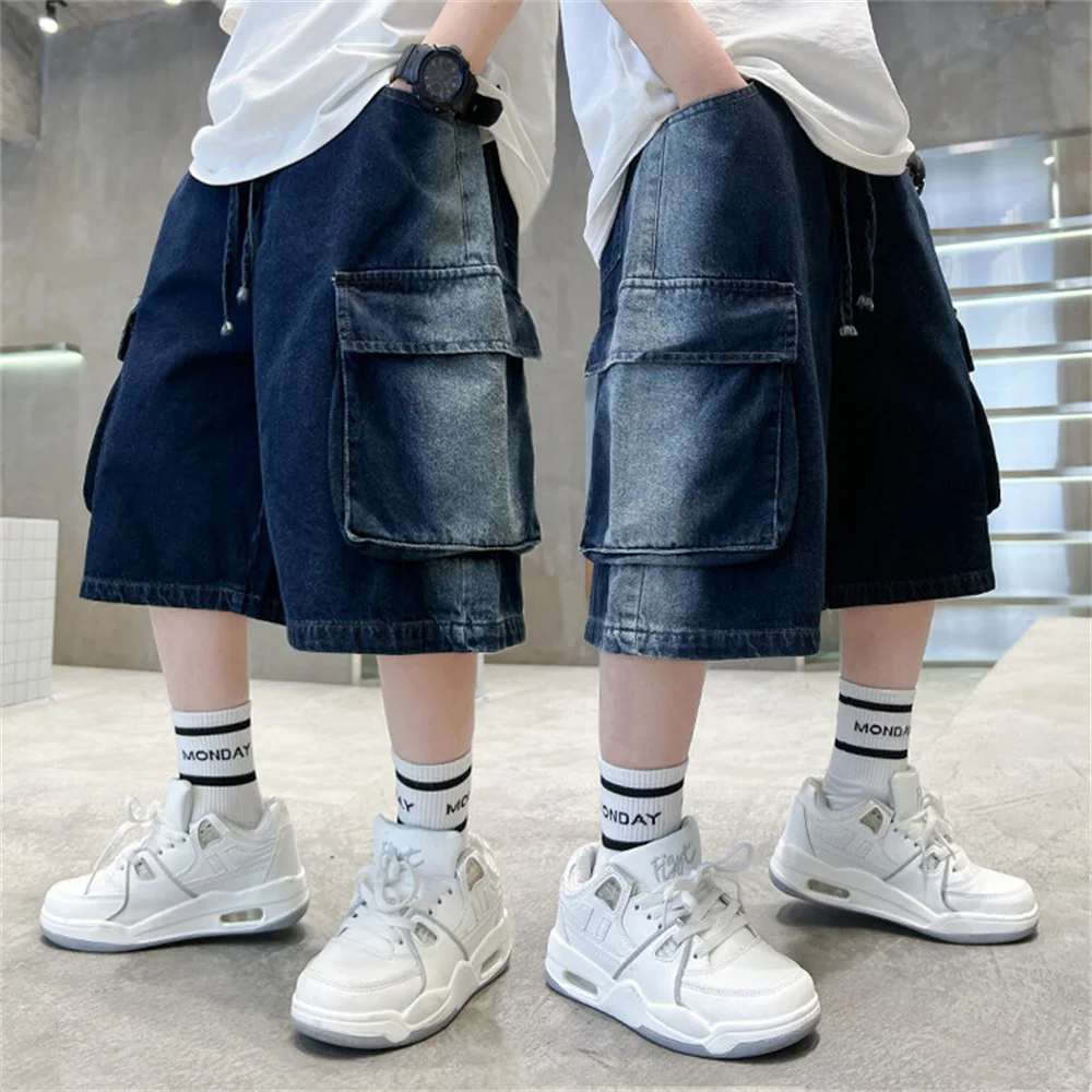 9151 Fashion Summer Boys Denim Shorts Wear Through Youth Kid Jeans Student Children's Denim Cropped Pants
9151 Fashion Summer Boys Denim Shorts Wear Through Youth Kid Jeans Student Children's Denim Cropped Pants