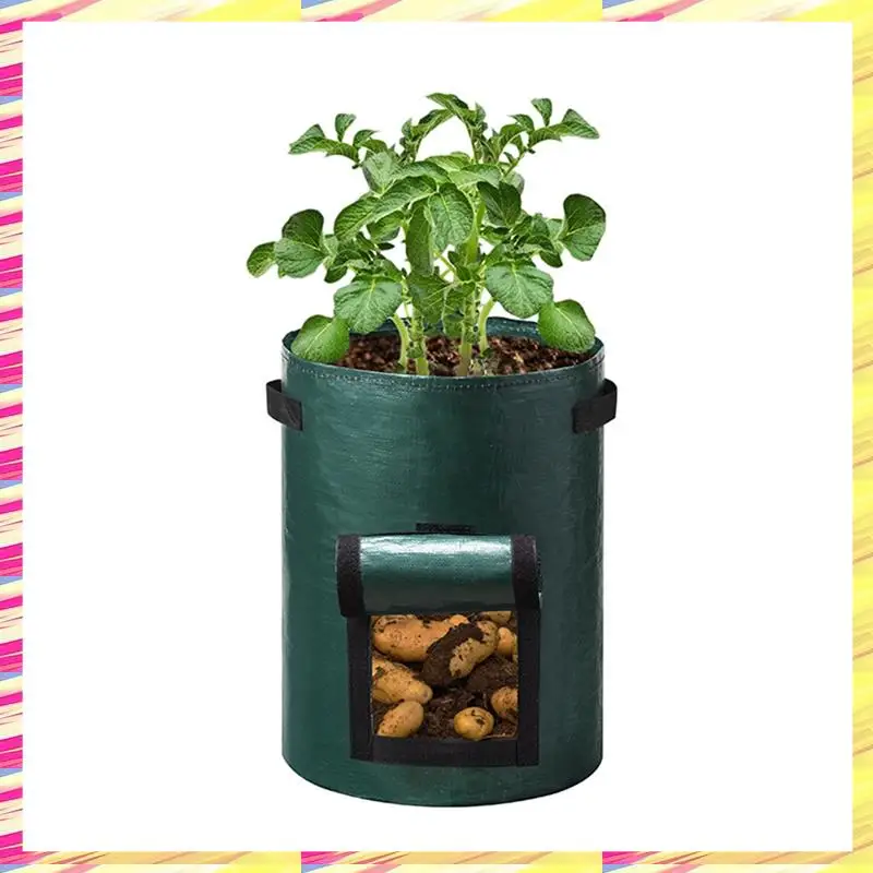 ABJJ 2 PCS PE Fabrics Gardening Thicken Pot Vegetables Planter Tub With Handles And Access Flap, B
ABJJ 2 PCS PE Fabrics Gardening Thicken Pot Vegetables Planter Tub With Handles And Access Flap, B