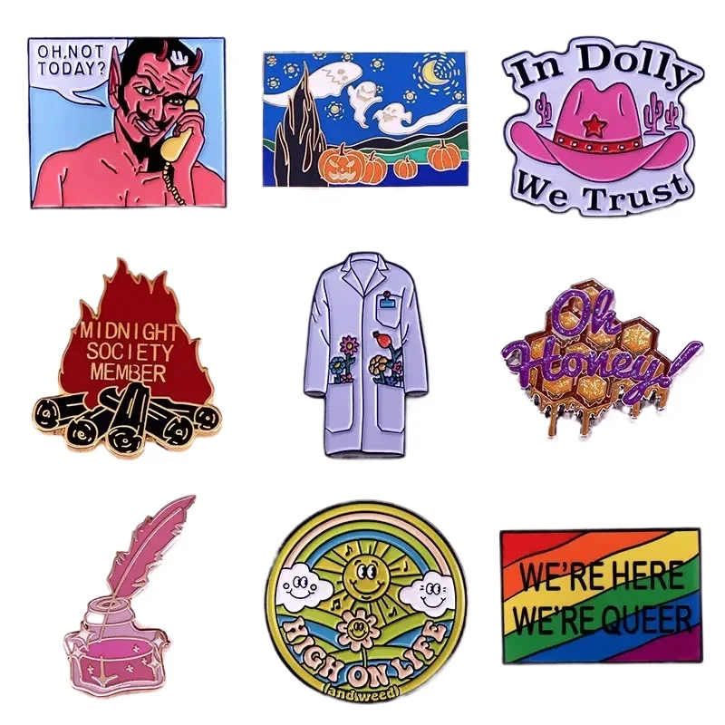 Exquisite Painting Arts Pin Metal Enamel Brooch Originality Lapel Badge Hoodie Backpack Hat Pin Decorative Accessories Fans Gift
Exquisite Painting Arts Pin Metal Enamel Brooch Originality Lapel Badge Hoodie Backpack Hat Pin Decorative Accessories Fans Gift