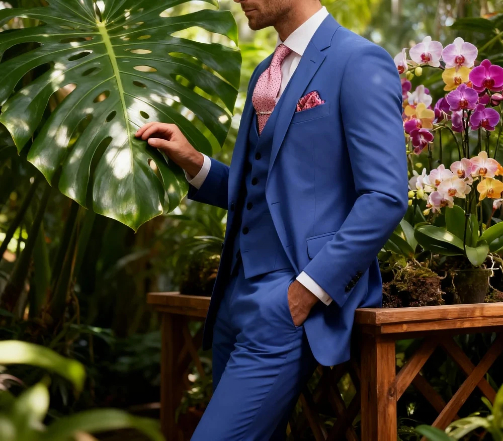 Men's 3 Piece Pink Slim Fit Tuxedo Suit with Pants And Vest Classic Wedding Groom Custom Outfit
Men's 3 Piece Pink Slim Fit Tuxedo Suit with Pants And Vest Classic Wedding Groom Custom Outfit