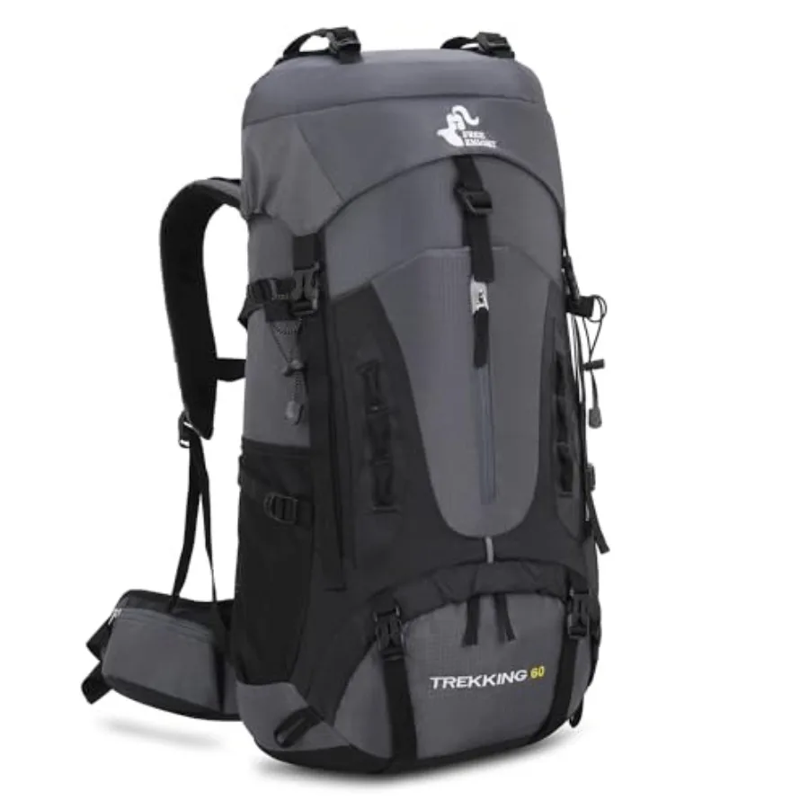 60L Hiking Camping Backpack with Rain Cover Waterproof Large Capacity Outdoor Sport Travel Daypack Climbing Touring
60L Hiking Camping Backpack with Rain Cover Waterproof Large Capacity Outdoor Sport Travel Daypack Climbing Touring