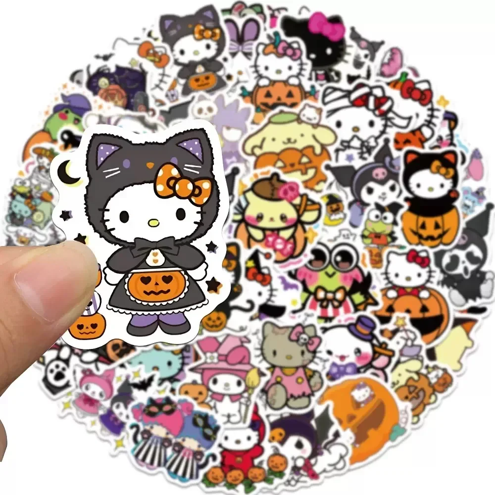 10/52PCS Sanrio Halloween Hello Kitty Kuromi Stickers Notebook Water Cup Mobile Phone Shell Refrigerator Luggage Fridge Sticker
10/52PCS Sanrio Halloween Hello Kitty Kuromi Stickers Notebook Water Cup Mobile Phone Shell Refrigerator Luggage Fridge Sticker