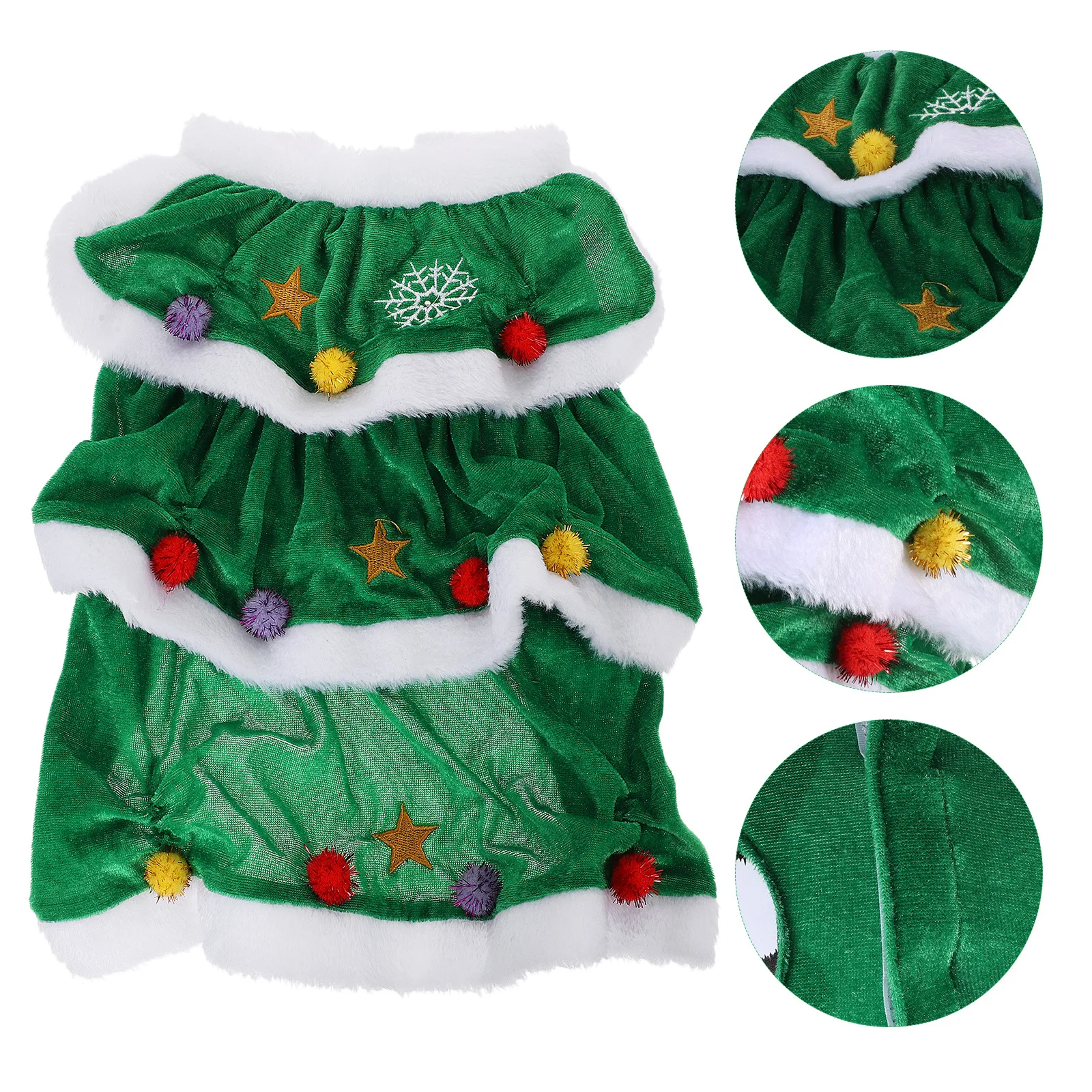 Christmas Tree Shape Dog Dress Christmas Puppy Costume Pet Clothes for Party Photo Dog Clothes Pet Dress for Party
Christmas Tree Shape Dog Dress Christmas Puppy Costume Pet Clothes for Party Photo Dog Clothes Pet Dress for Party
