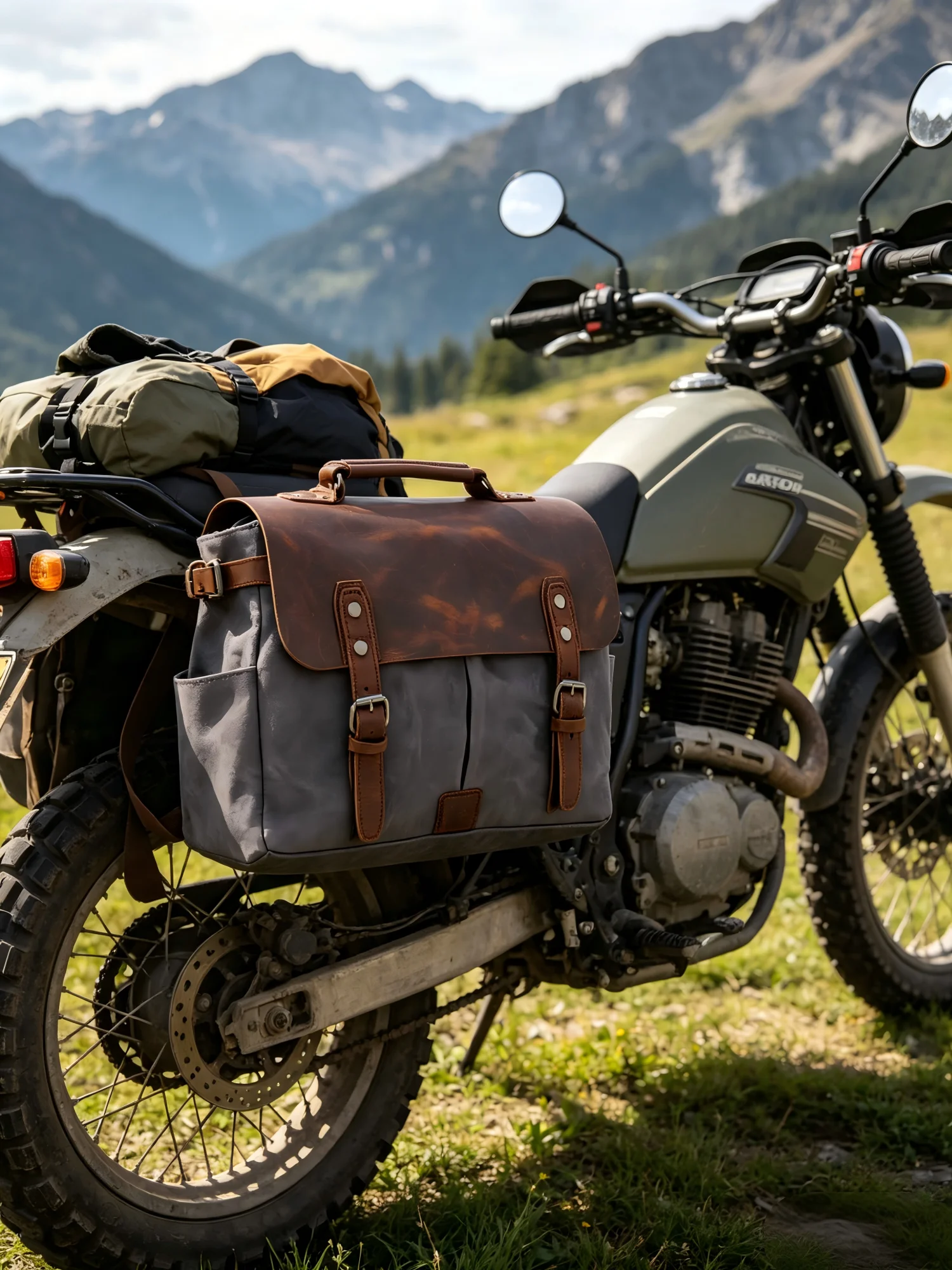 Vintage Batik Canvas with Crazy Horse Leather Briefcase Handbag Men's Bags Business Travel Crossbody Bag Motorcycle side bag
Vintage Batik Canvas with Crazy Horse Leather Briefcase Handbag Men's Bags Business Travel Crossbody Bag Motorcycle side bag