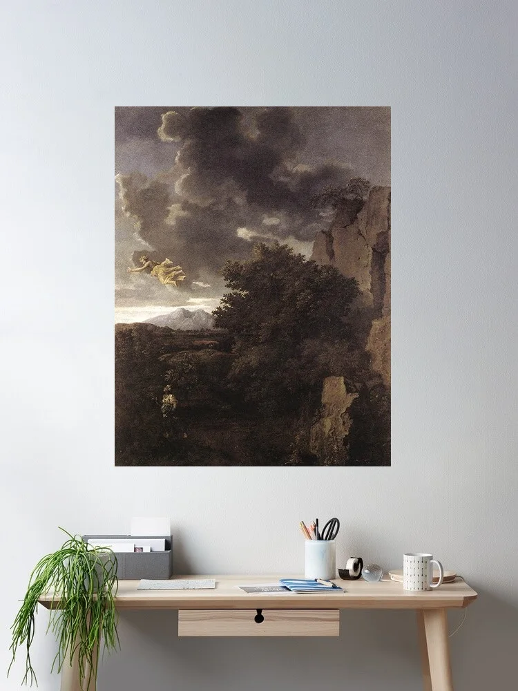 Nicolas Poussin Hagar and the Angel, Print Art Canvas Poster, For Living Room Decor, Home Wall Picture
Nicolas Poussin Hagar and the Angel, Print Art Canvas Poster, For Living Room Decor, Home Wall Picture