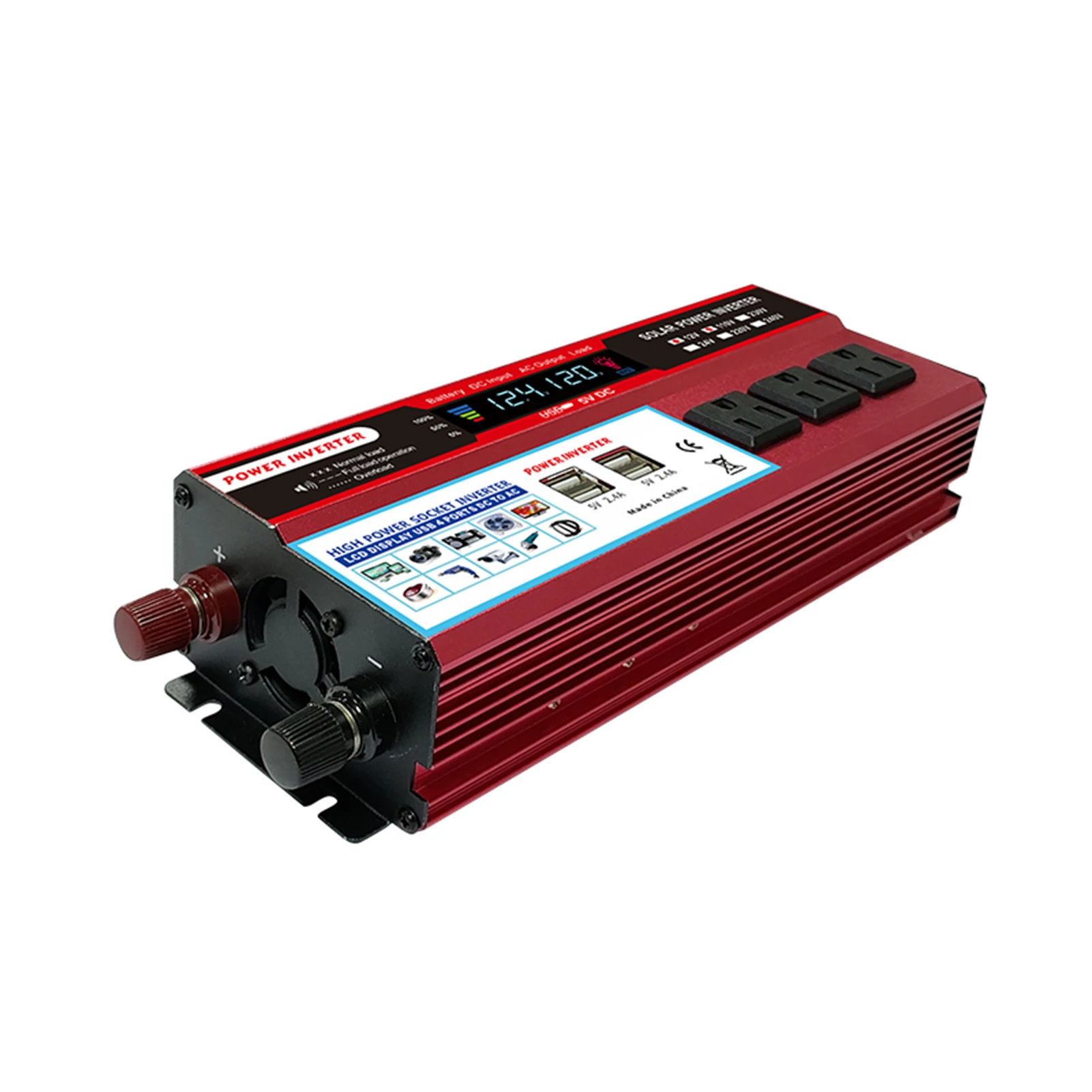 Car Solar Power Inverter Modified sine wave Inverters Voltage Converter DC 12V 850-950W US Standard Plug Automotive Accessories
Car Solar Power Inverter Modified sine wave Inverters Voltage Converter DC 12V 850-950W US Standard Plug Automotive Accessories
