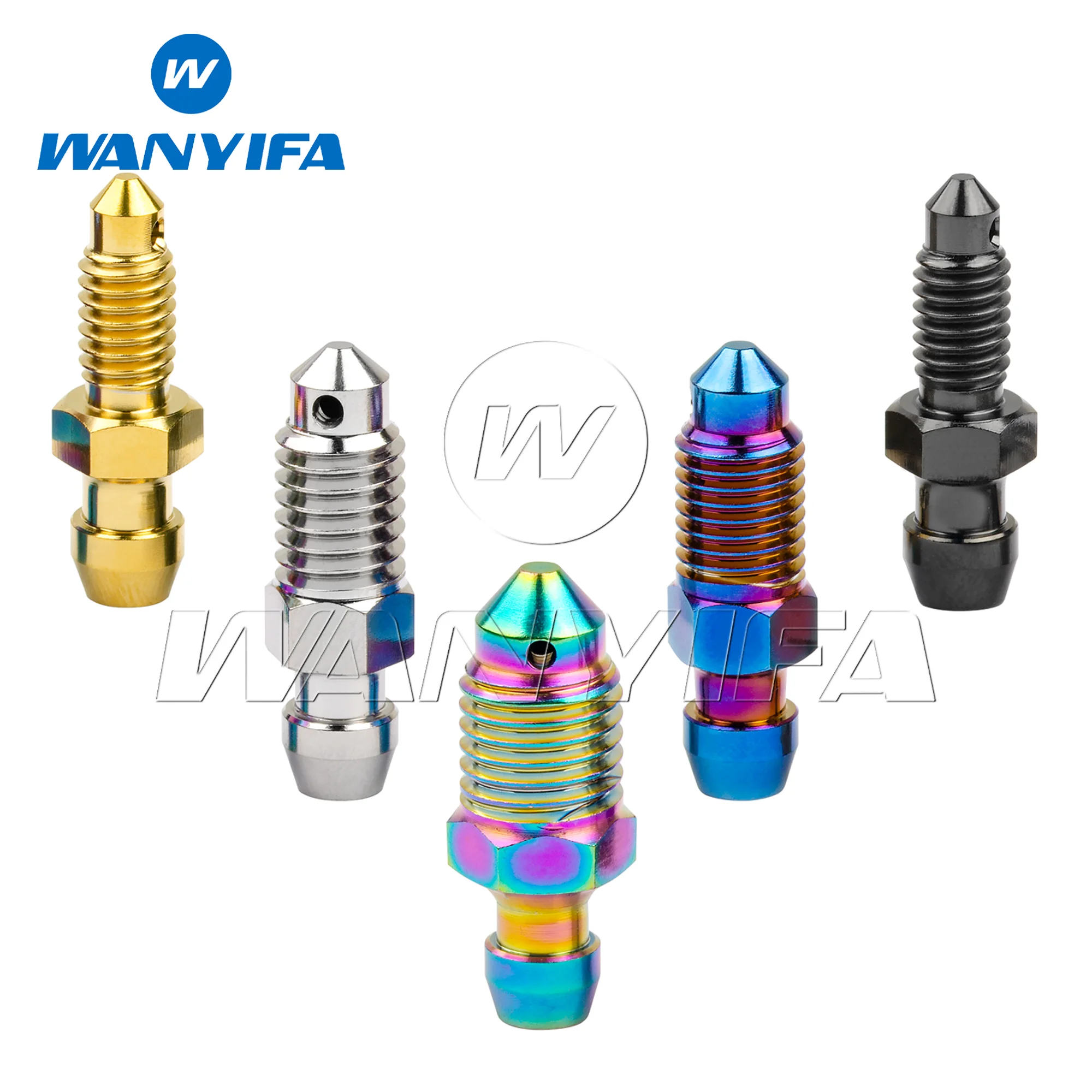 Wanyifa Titanium Alloy Ti M6/M8/M10 Bolt P1.0/P1.25Mm for Motorcycle Brake Caliper Oil Drain Deflation Screw
Wanyifa Titanium Alloy Ti M6/M8/M10 Bolt P1.0/P1.25Mm for Motorcycle Brake Caliper Oil Drain Deflation Screw