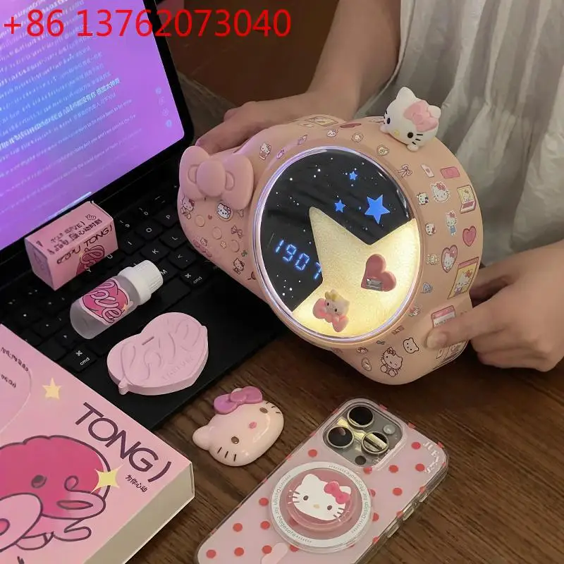 New Bluetooth Speaker Clock Lamp Stereo Sound Quality Desktop Wireless Soundbox Atmosphere Sense Night Light Gift
New Bluetooth Speaker Clock Lamp Stereo Sound Quality Desktop Wireless Soundbox Atmosphere Sense Night Light Gift