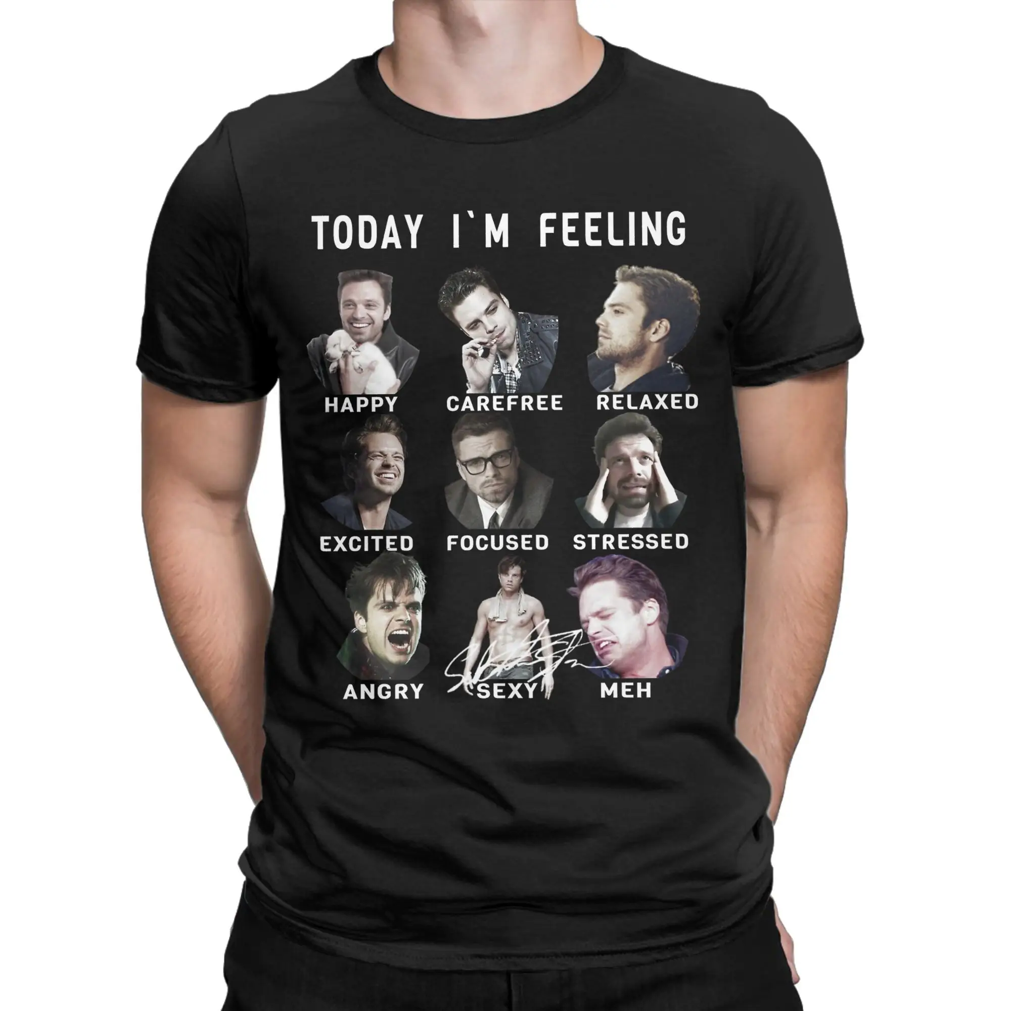 Men Women Graphic Print Sebastian Stan Funny Feelings Bucky Barnes Tee T Shirt Cotton T-shirts Clothing
Men Women Graphic Print Sebastian Stan Funny Feelings Bucky Barnes Tee T Shirt Cotton T-shirts Clothing