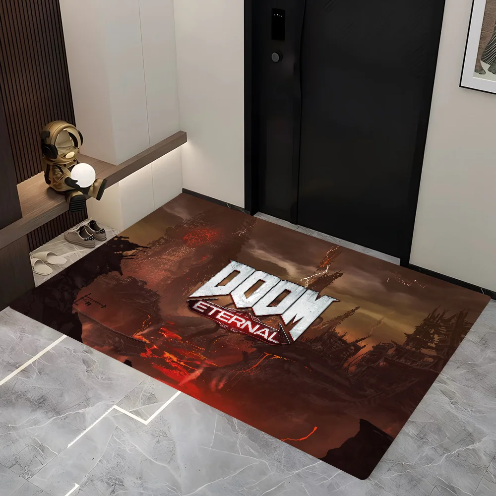 DOOM Eternal Logo Floor Mat Rectangle Anti-slip Home Soft Badmat Front Door Indoor Outdoor Mat Welcome Doormat 
DOOM Eternal Logo Floor Mat Rectangle Anti-slip Home Soft Badmat Front Door Indoor Outdoor Mat Welcome Doormat