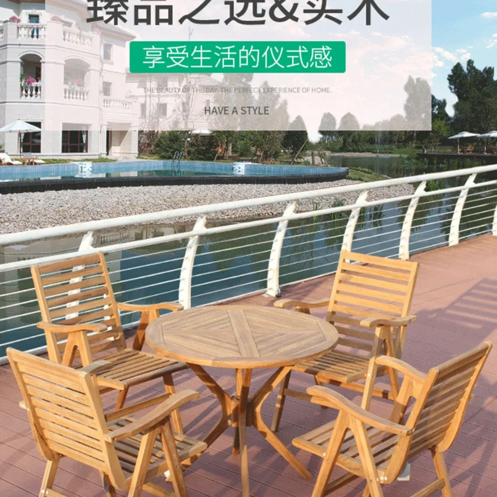 Balcony Small Coffee Table Garden Coffee Shop Leisure Solid Wood Outdoor Small Tables and Chairs
Balcony Small Coffee Table Garden Coffee Shop Leisure Solid Wood Outdoor Small Tables and Chairs