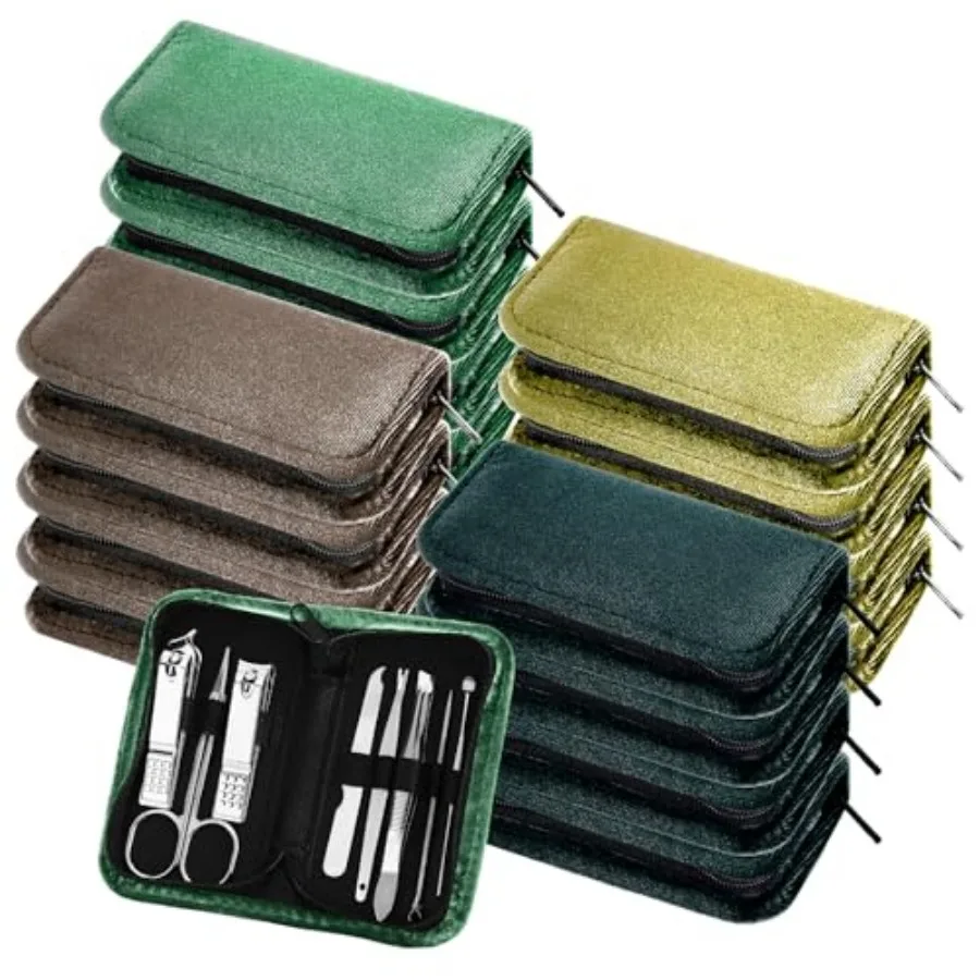 24 Sets Mini Manicure Set Bulk for Women Men Gifts for Coworkers Nail Grooming Kit 8 in 1 Nail Clippers Kit Luxurious Travel Ca
24 Sets Mini Manicure Set Bulk for Women Men Gifts for Coworkers Nail Grooming Kit 8 in 1 Nail Clippers Kit Luxurious Travel Ca