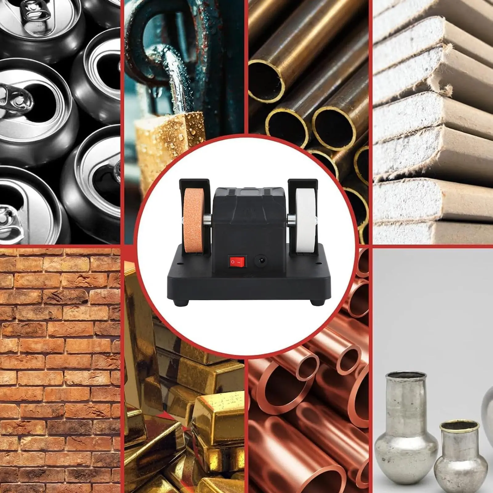 Table Grinder Small Grinding Polishing Sharpener Jewelry Buffing Bench Grinder Tool For Cutter Making Wood Metalworking Jewelry
Table Grinder Small Grinding Polishing Sharpener Jewelry Buffing Bench Grinder Tool For Cutter Making Wood Metalworking Jewelry