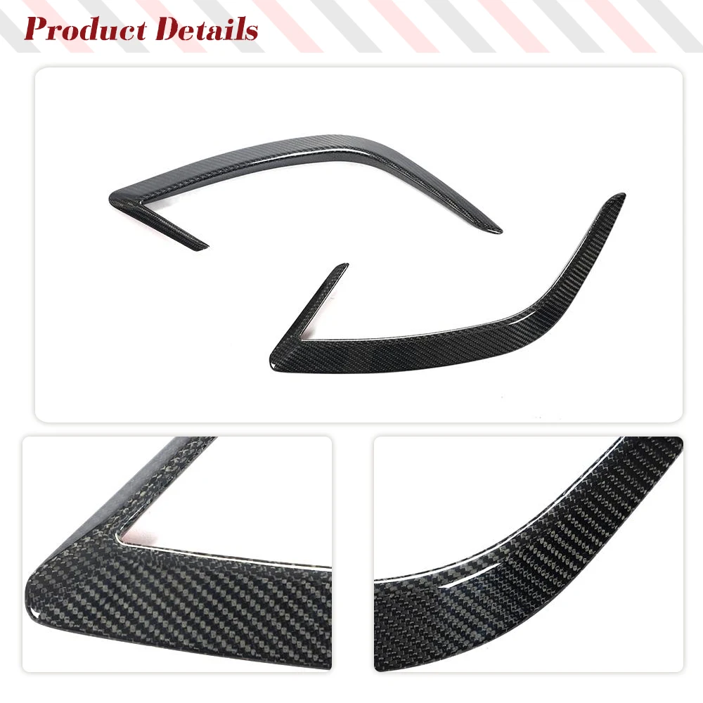 Car Rear Canards for Kia Stinger 2018-2021 Real Carbon Fiber Rear Bumper Side Trim Vent Fender Splitter Car Canard Fins
Car Rear Canards for Kia Stinger 2018-2021 Real Carbon Fiber Rear Bumper Side Trim Vent Fender Splitter Car Canard Fins
