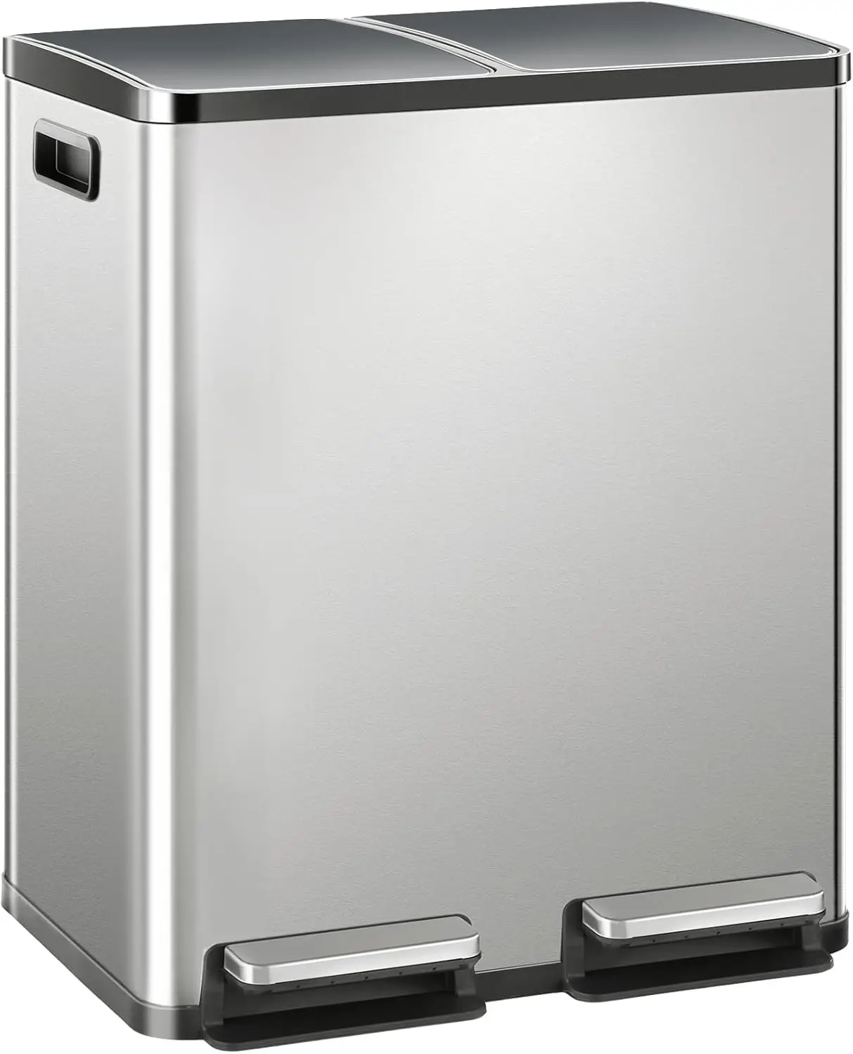 2×7.9-Gallon Stainless Steel Trash Can with Lid, Soft-Close Foot Pedal, Fingerprint-Resistant for Kitchen Home Office
2×7.9-Gallon Stainless Steel Trash Can with Lid, Soft-Close Foot Pedal, Fingerprint-Resistant for Kitchen Home Office