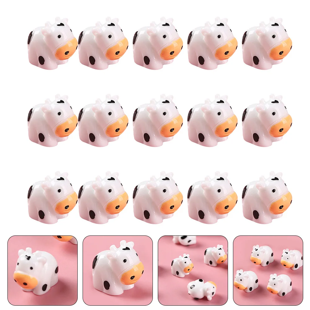15pcs Miniature Cow Garden Ornaments Resin Mini Dairy Cattle Figurine Adornments Mini Cow Figurines Simulation Dairy Cow
15pcs Miniature Cow Garden Ornaments Resin Mini Dairy Cattle Figurine Adornments Mini Cow Figurines Simulation Dairy Cow
