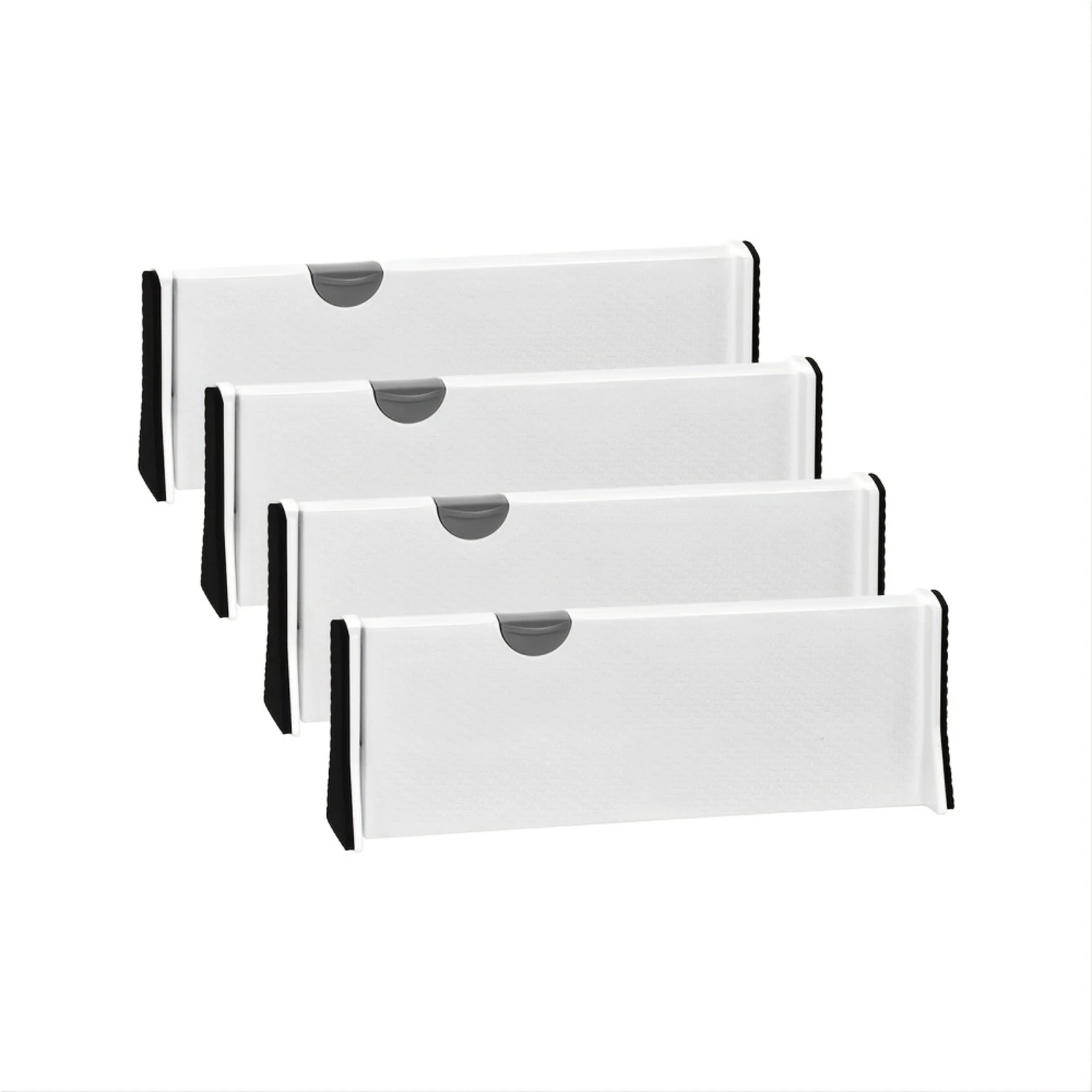 4-Pack Adjustable Drawer Dividers - Maximize Space with Customizable - Effortless Organization for Bedroom, Bathroom, Closet, O
4-Pack Adjustable Drawer Dividers - Maximize Space with Customizable - Effortless Organization for Bedroom, Bathroom, Closet, O