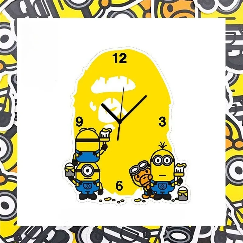 New Cute Fashion Cartoon Minions Wall Clock Personalized Creative Simple Bedroom Living Room Silent Wall Clock Gift for Friends
New Cute Fashion Cartoon Minions Wall Clock Personalized Creative Simple Bedroom Living Room Silent Wall Clock Gift for Friends