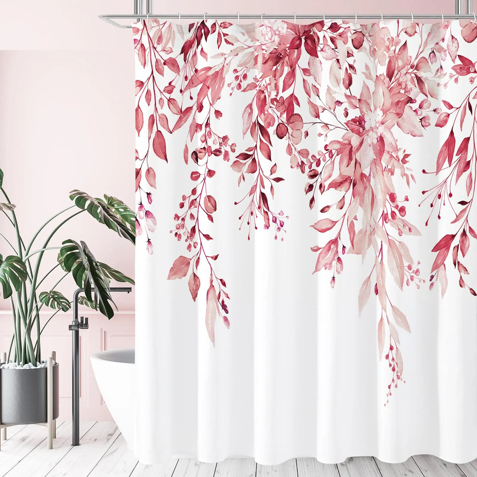 VIKAMA Colorful Floral Shower Curtain, Shower Room Dry-Wet Separation Shower Curtain Fabric, Bathroom Decoration Items
VIKAMA Colorful Floral Shower Curtain, Shower Room Dry-Wet Separation Shower Curtain Fabric, Bathroom Decoration Items