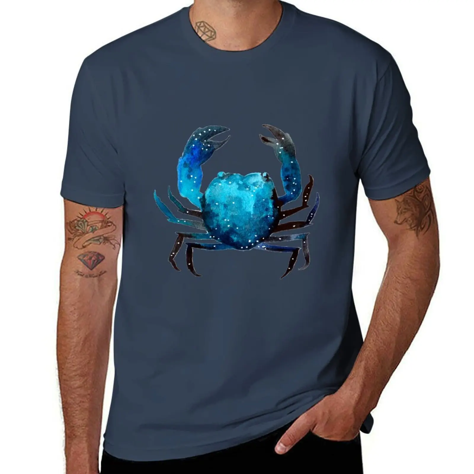 Cerulean blue Crustacean T-Shirt Fitness Quick Dry Short Sleeve Top
Cerulean blue Crustacean T-Shirt Fitness Quick Dry Short Sleeve Top