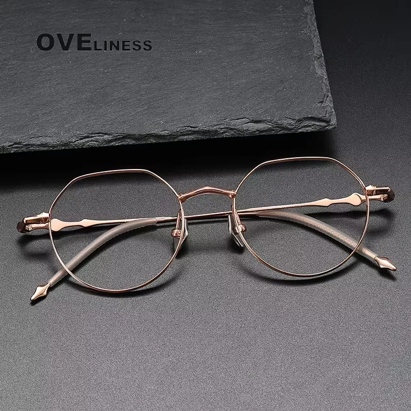 Vintage Pure Titanium Eyeglasses Frames Men Round Glasses Frame Women Luxury Brand Spectacles Eyewear
Vintage Pure Titanium Eyeglasses Frames Men Round Glasses Frame Women Luxury Brand Spectacles Eyewear