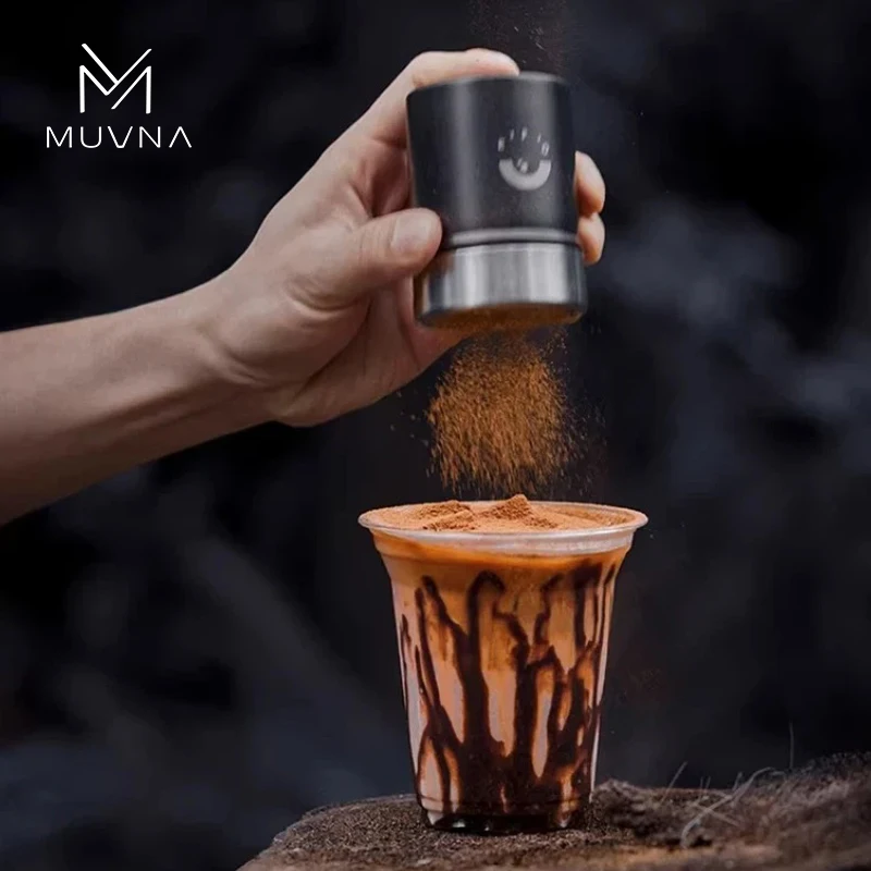 MUVNA 304 Stainless Steel Powder Shaker for Coffee Matcha Cocoa, Latte Art Stencil Kit with Sugar Sifter Coffee Accessories
MUVNA 304 Stainless Steel Powder Shaker for Coffee Matcha Cocoa, Latte Art Stencil Kit with Sugar Sifter Coffee Accessories
