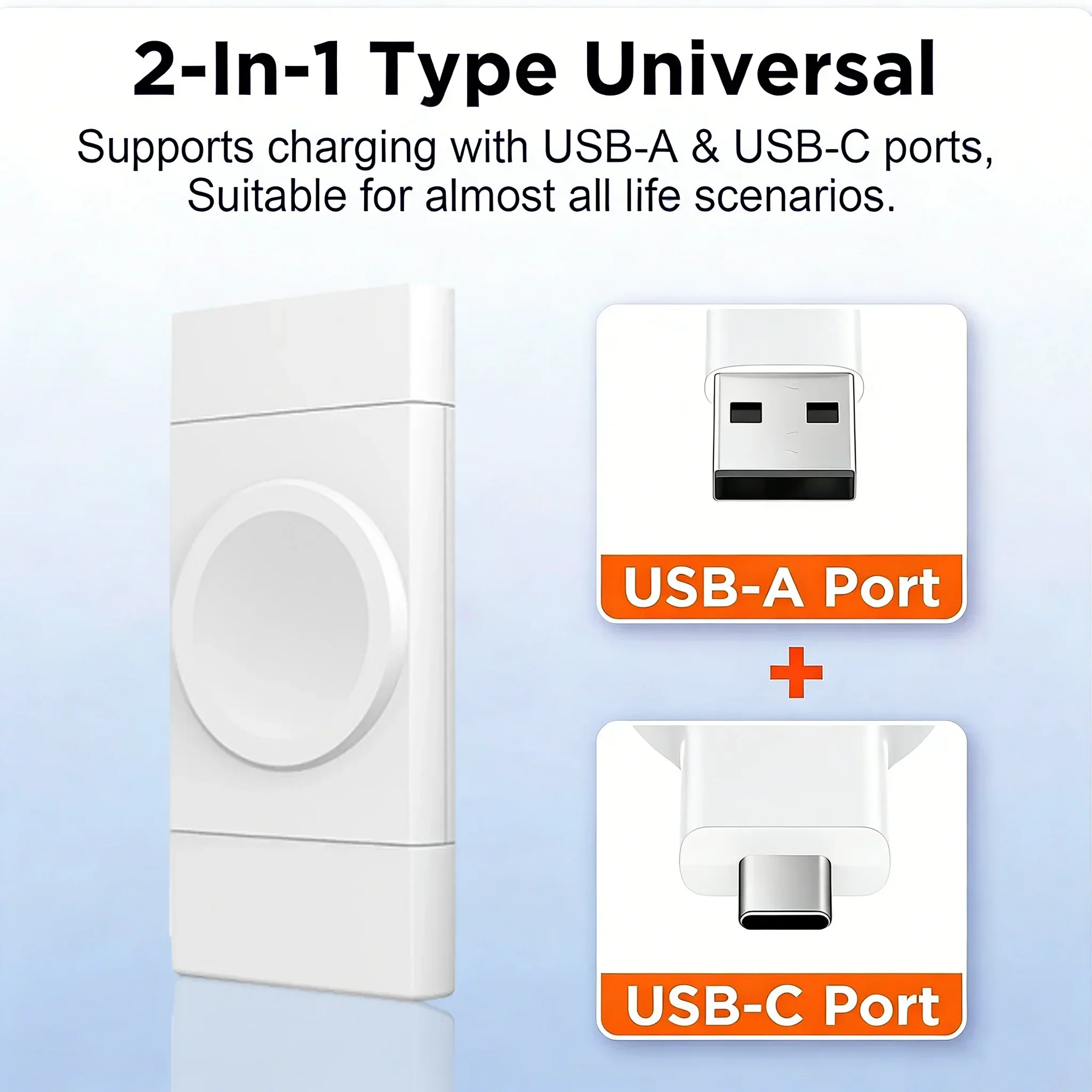 Быстрое магнитное беспроводное зарядное устройство 2-в-1 для часов Samsung Galaxy Watch 6 5 4 3 Active, Apple Watch 11-1, портативное зарядное устройство с USB Type-C
Быстрое магнитное беспроводное зарядное устройство 2-в-1 для часов Samsung Galaxy Watch 6 5 4 3 Active, Apple Watch 11-1, портативное зарядное устройство с USB Type-C