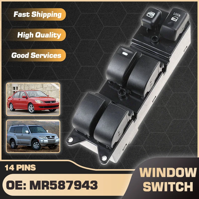 MR587943 LHD Master Power Window Switch Button For Mitsubishi Lancer Cedia 2004-2007 Mitsubishi Montero Pajero Shogun 2005-2006
MR587943 LHD Master Power Window Switch Button For Mitsubishi Lancer Cedia 2004-2007 Mitsubishi Montero Pajero Shogun 2005-2006