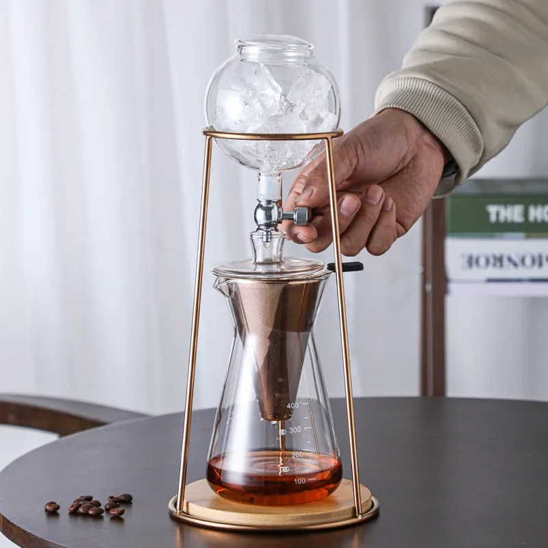 Iced drip coffee maker Teapot stand Set Home drip hydraulic hand ice brewer cold brew tea dropper
Iced drip coffee maker Teapot stand Set Home drip hydraulic hand ice brewer cold brew tea dropper