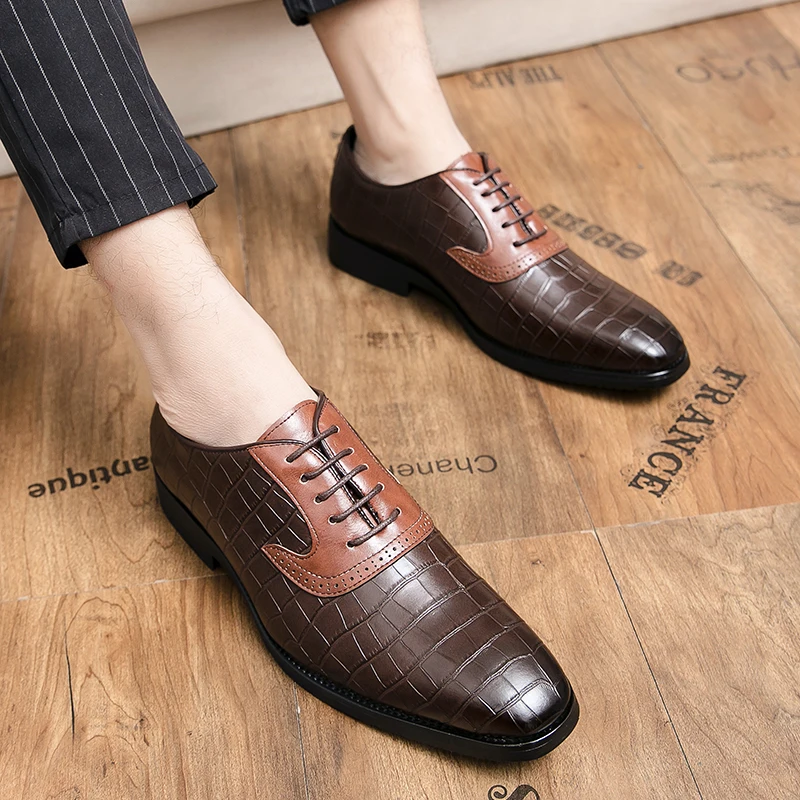 Men's formal leather shoes Classic and trendy British style Wedding and Party Outdoor Leisure Business plus size Men's shoes
Men's formal leather shoes Classic and trendy British style Wedding and Party Outdoor Leisure Business plus size Men's shoes