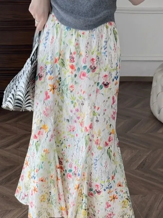 2026 Floral A-Line Skirt High Waist Slimming Midi Skirt for Women Summer New Sweet Anti-Aging Skirt
2026 Floral A-Line Skirt High Waist Slimming Midi Skirt for Women Summer New Sweet Anti-Aging Skirt