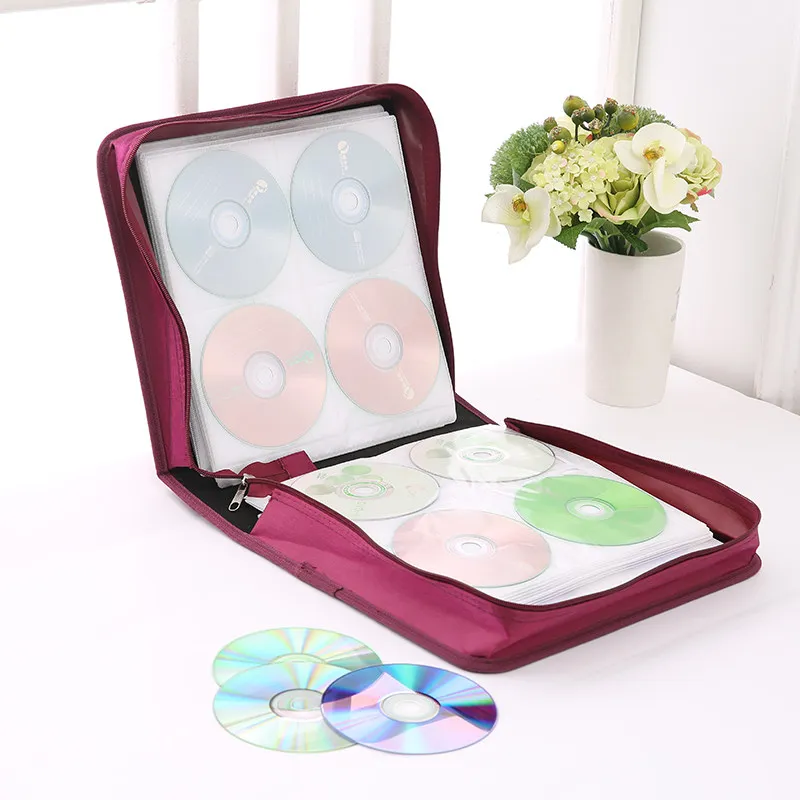 Large Capacity CD/DVD Storage Binder 256Pockte High-End Silk Cloth Disc Album, Double-Sided Portable Disc Organizer Pouch
Large Capacity CD/DVD Storage Binder 256Pockte High-End Silk Cloth Disc Album, Double-Sided Portable Disc Organizer Pouch