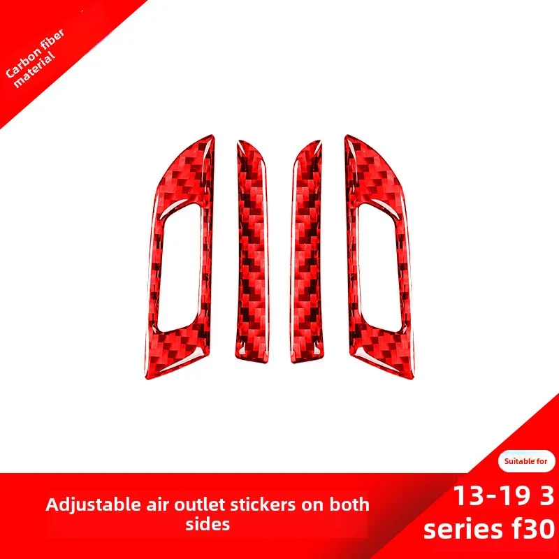 Suitable for Bmw13-19New Style3SeriesF30Red Carbon Fiber Interior Modification Left and Right Air Outlet Decorative Sticker
Suitable for Bmw13-19New Style3SeriesF30Red Carbon Fiber Interior Modification Left and Right Air Outlet Decorative Sticker