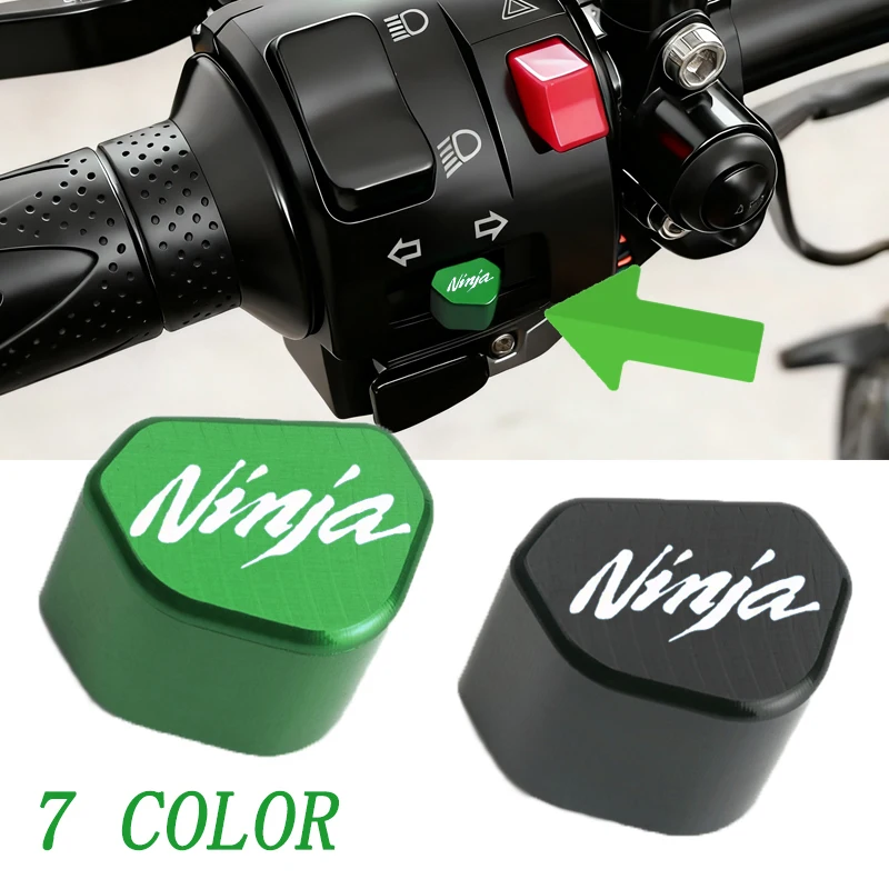 Для Kawasaki Ninja 250 300 400 650 1000SX H2 аксессуары с ЧПУ, алюминиевый переключатель мотоцикла, кнопка переключателя указателя поворота, колпачок для ключей
Для Kawasaki Ninja 250 300 400 650 1000SX H2 аксессуары с ЧПУ, алюминиевый переключатель мотоцикла, кнопка переключателя указателя поворота, колпачок для ключей