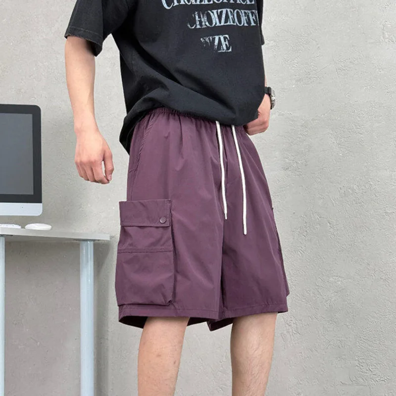 Men's Sport Cargo Shorts With Multi-Pockets Streetwear High Street Summer Breathable Gym Outdoor Loose Fit Quick-Dry Work Shorts
Men's Sport Cargo Shorts With Multi-Pockets Streetwear High Street Summer Breathable Gym Outdoor Loose Fit Quick-Dry Work Shorts
