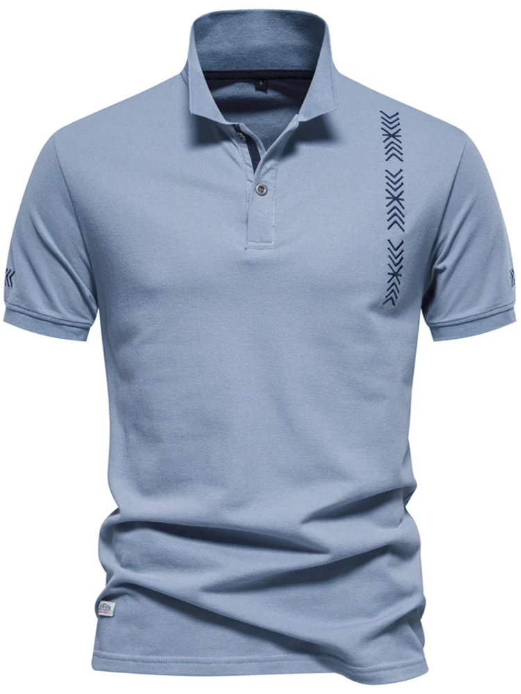 Мужские рубашки с вышивкой, короткий рукав, однотонные, модные, городской стиль, дышащие, быстросохнущие, удобные, хлопковые, летние
Мужские рубашки с вышивкой, короткий рукав, однотонные, модные, городской стиль, дышащие, быстросохнущие, удобные, хлопковые, летние