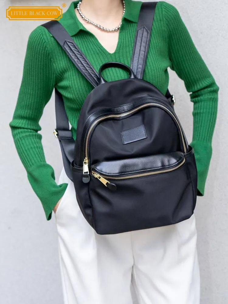 Women Fashion Lightweight Travel Backpack New Spliced Zipper Casual School Bag Waterproof Nylon Female Versatile Backpacks Shool
Women Fashion Lightweight Travel Backpack New Spliced Zipper Casual School Bag Waterproof Nylon Female Versatile Backpacks Shool