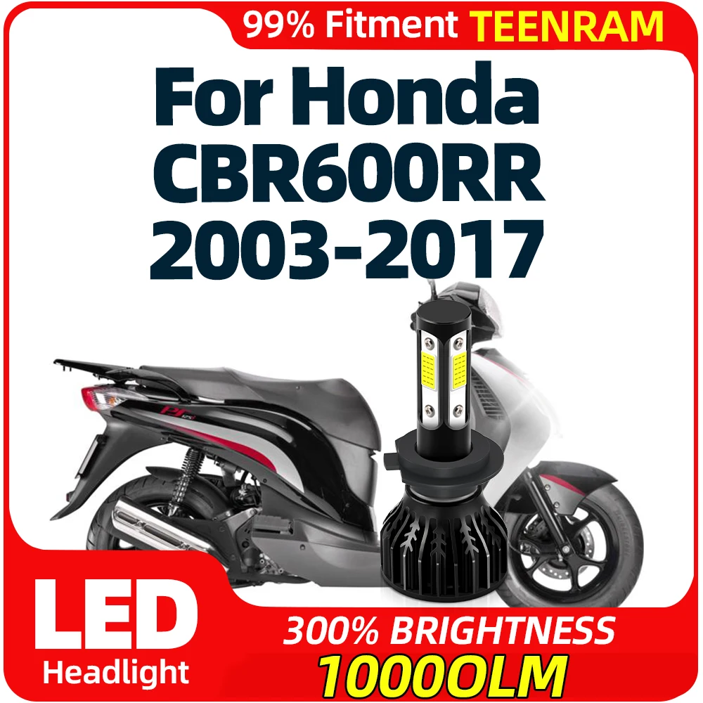 10000LM Motorcycle LED Headlight Bulb 60W Headlamp 6000K White Light Bulbs For Honda CBR600RR 2003-2012 2013 2014 2015 2016 2017
10000LM Motorcycle LED Headlight Bulb 60W Headlamp 6000K White Light Bulbs For Honda CBR600RR 2003-2012 2013 2014 2015 2016 2017