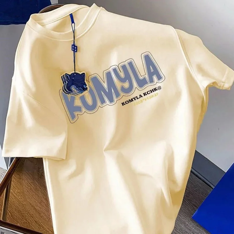 Summer New Ladies Heavyweight Cotton 2025 Summer Letters Printed Short-Sleeved T-Shirt Girls Loose Hundred Niche Ins Tops
Summer New Ladies Heavyweight Cotton 2025 Summer Letters Printed Short-Sleeved T-Shirt Girls Loose Hundred Niche Ins Tops
