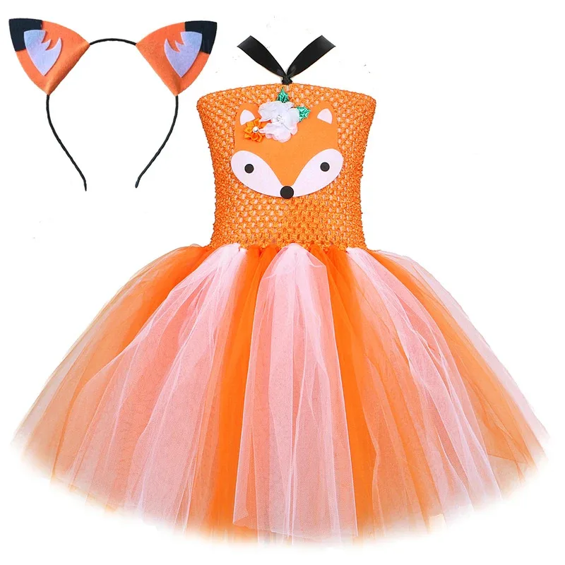 Animal Fox Halloween Costume for Girls Birthday Party Tutu Dress Kids Girl Photoshoot Outfit Children New Years Carnival Clothes
Animal Fox Halloween Costume for Girls Birthday Party Tutu Dress Kids Girl Photoshoot Outfit Children New Years Carnival Clothes