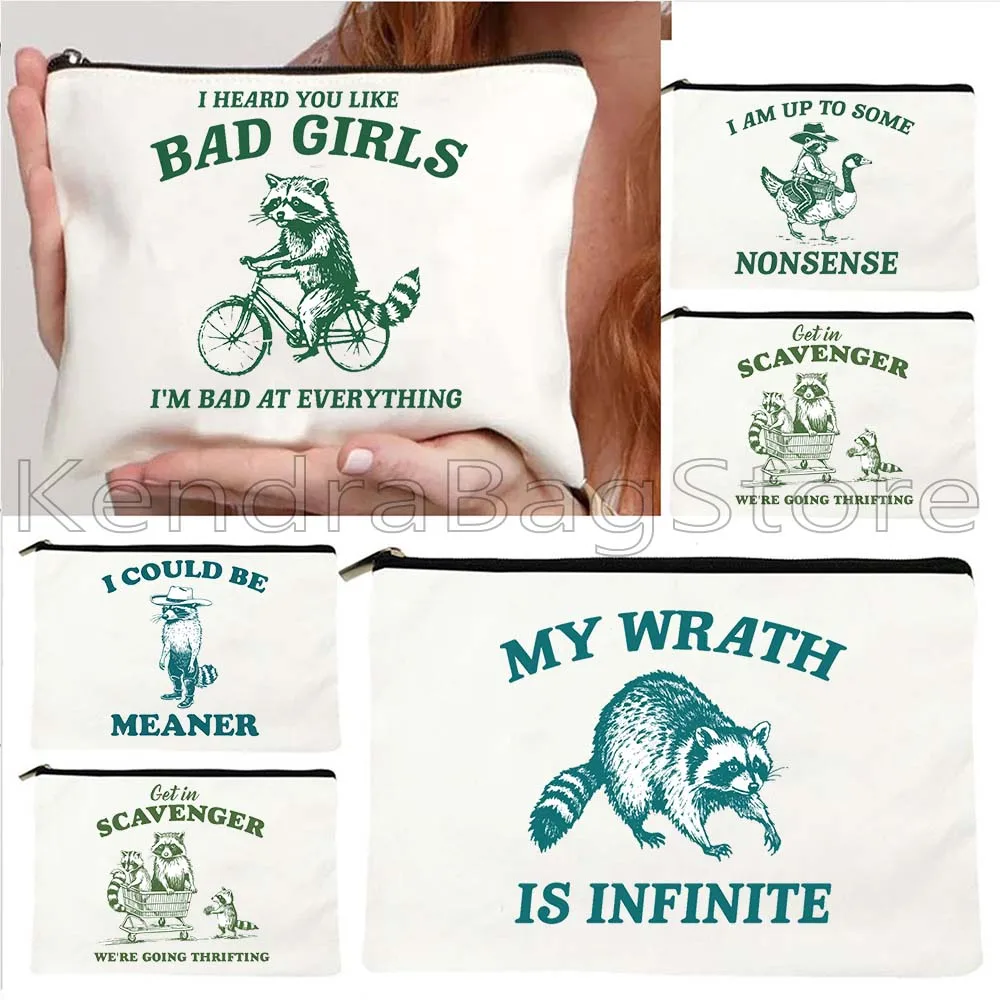 Retro Cartoon I Heard You Like Bad Girls Vintage Cute Gifts Canvas Cosmetic Bags Makeup Toilet Bag Pencil Case Card Zipper Pouch
Retro Cartoon I Heard You Like Bad Girls Vintage Cute Gifts Canvas Cosmetic Bags Makeup Toilet Bag Pencil Case Card Zipper Pouch