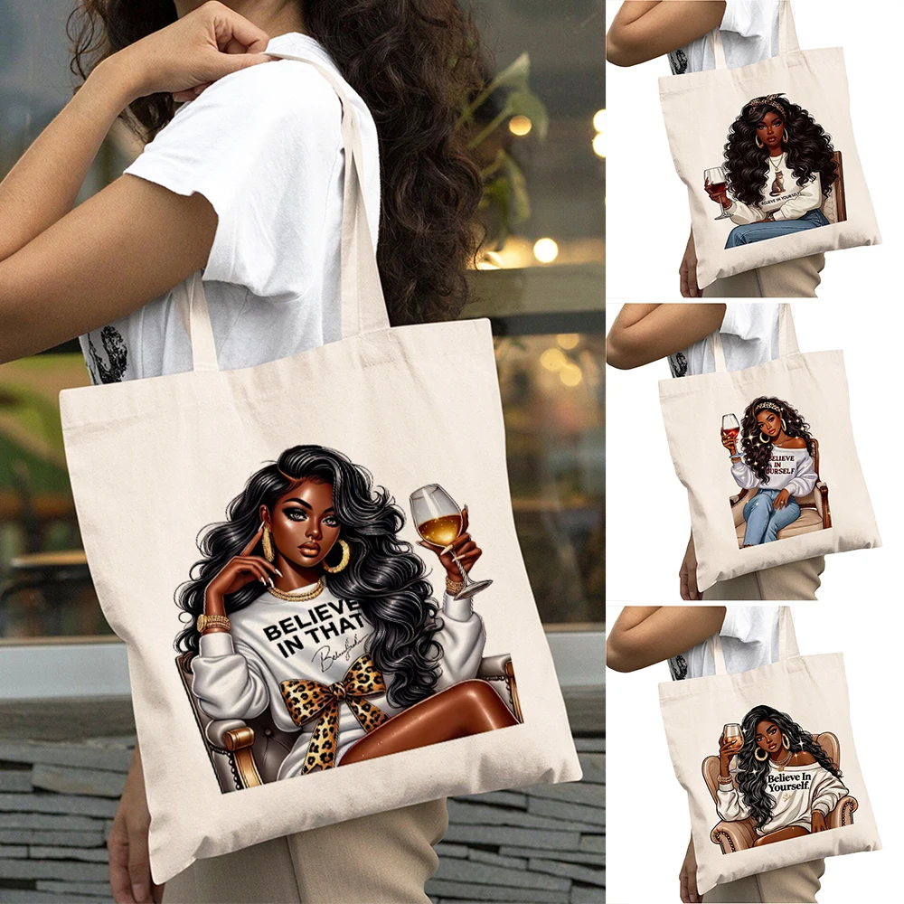 Casual Cartoon Africa Girl Shoulder Tote Handbags Black Women Shopper Bag Double Print Lady Shopping Bags Big Capacity 40x45cm
Casual Cartoon Africa Girl Shoulder Tote Handbags Black Women Shopper Bag Double Print Lady Shopping Bags Big Capacity 40x45cm