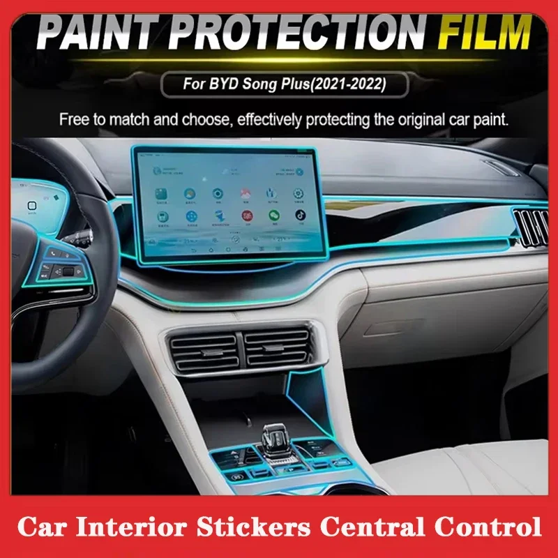 For BYD Song Plus DMI EV 2021-2024 Seal U Sealion 6 Car Center Console Navigation Screen Instrument TPU Protective Film Interior
For BYD Song Plus DMI EV 2021-2024 Seal U Sealion 6 Car Center Console Navigation Screen Instrument TPU Protective Film Interior