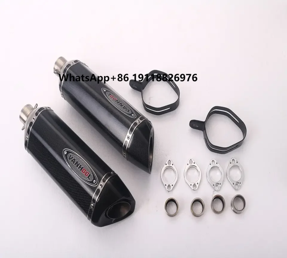 Titanium Carbon Fibre Stainless Steel Universal Exhaust Muffler Pipe Universal Muffler for Motorcycle Parts
Titanium Carbon Fibre Stainless Steel Universal Exhaust Muffler Pipe Universal Muffler for Motorcycle Parts