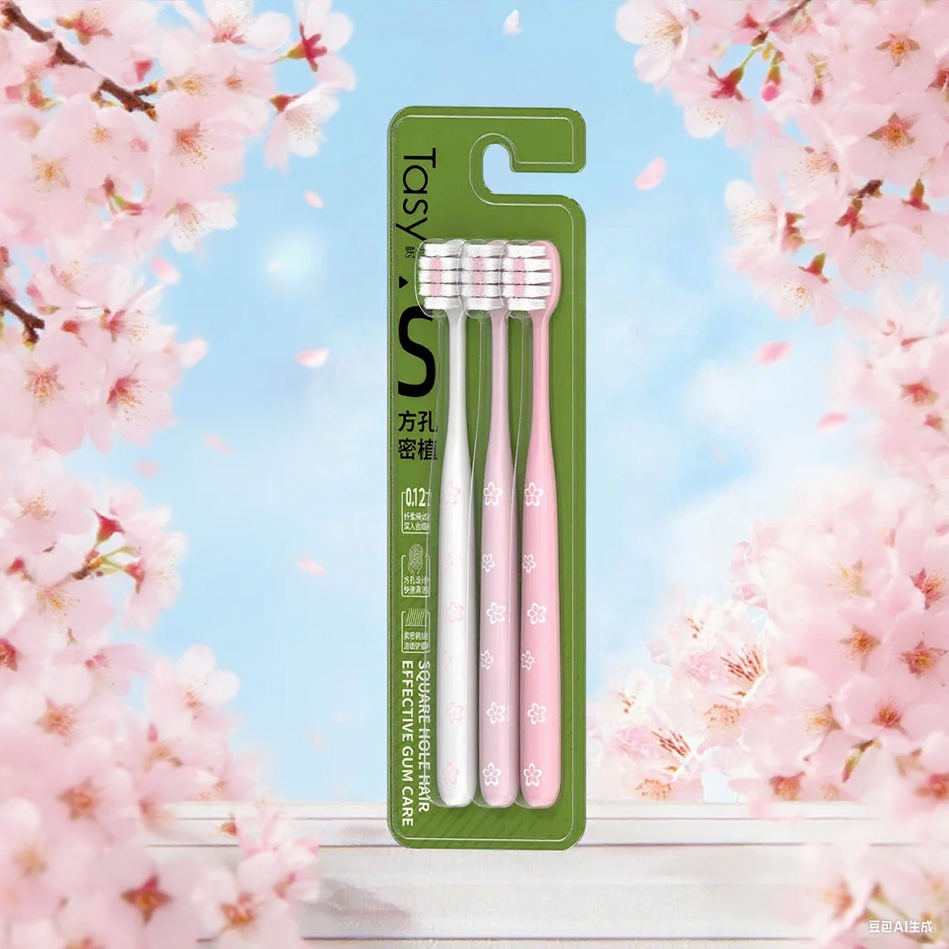3-Pack Soft Toothbrushes,Fine Bristles, Gentle Gum Care,Cherry Blossom Handle Deep Clean,For Adults Kids
3-Pack Soft Toothbrushes,Fine Bristles, Gentle Gum Care,Cherry Blossom Handle Deep Clean,For Adults Kids
