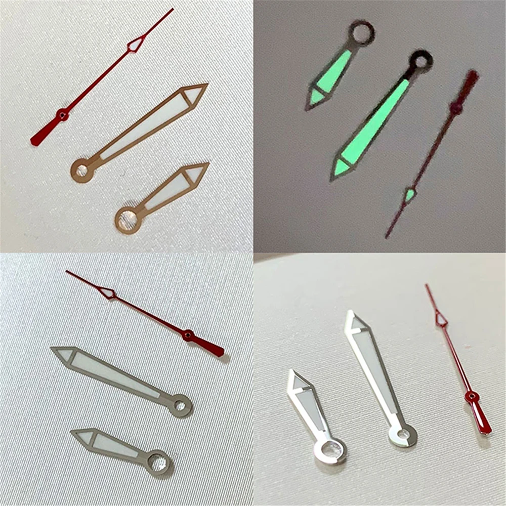Silver/Rose Gold Hands NH35 Green Luminous Watch Hands for NH35/NH36/4R36 Movement 3-Pin Needles Watch Pointers Accessories
Silver/Rose Gold Hands NH35 Green Luminous Watch Hands for NH35/NH36/4R36 Movement 3-Pin Needles Watch Pointers Accessories