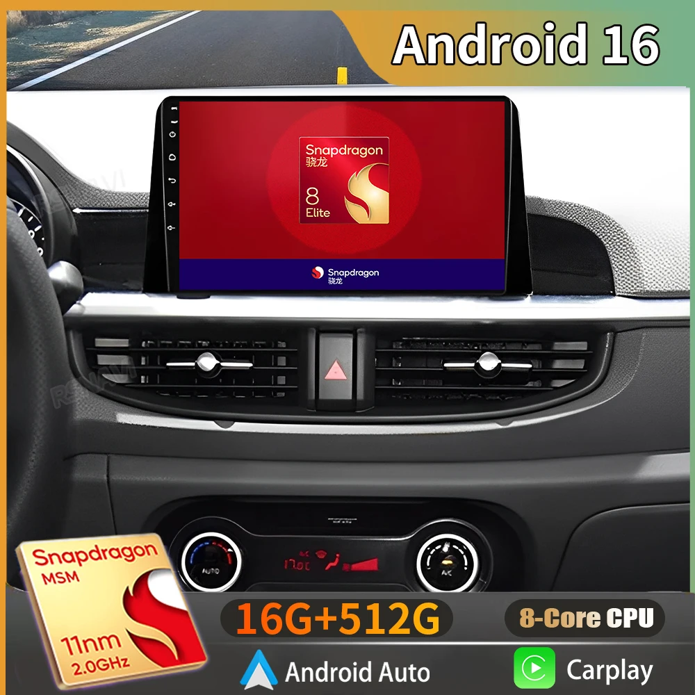 Android 16 For Kia Morning 3 Picanto 2016- 2020 2K QLED Android Car Radio Multimedia Video Player GPS AI Voice CarPlay 4G Stereo
Android 16 For Kia Morning 3 Picanto 2016- 2020 2K QLED Android Car Radio Multimedia Video Player GPS AI Voice CarPlay 4G Stereo