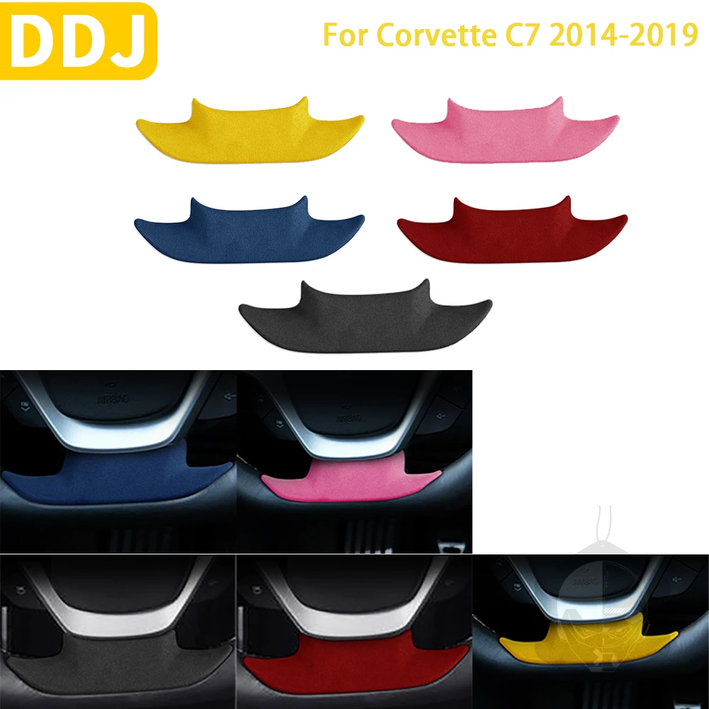 For Chevrolet Corvette C7 2014-2019 Accessories Suede Car Interior Lower Part Steering Wheel Cover Trim Sticker Decoration
For Chevrolet Corvette C7 2014-2019 Accessories Suede Car Interior Lower Part Steering Wheel Cover Trim Sticker Decoration