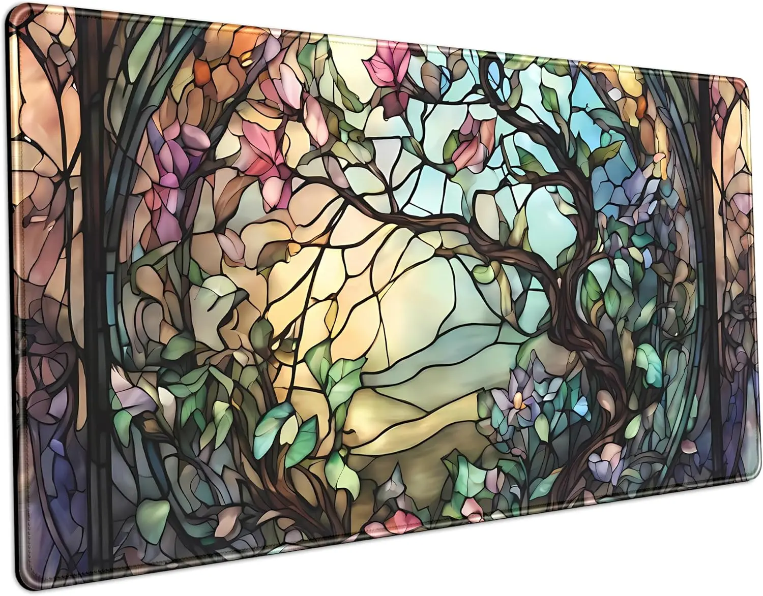 Коврик для стола с витражным деревом — коврик для игровой мыши с героями мультфильмов XXL для женщин, удлиненный коврик для клавиатуры и мыши для офисного декора
Коврик для стола с витражным деревом — коврик для игровой мыши с героями мультфильмов XXL для женщин, удлиненный коврик для клавиатуры и мыши для офисного декора